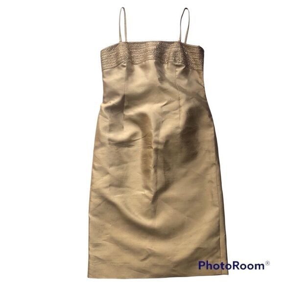 Carlisle 100% Silk Spaghetti Strap Cocktail Dress Size 8 NWT - Picture 1 of 11